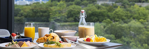 朝食ビュッフェ